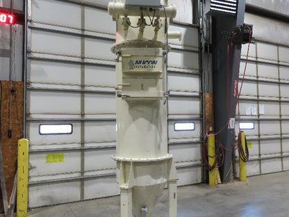 Nucon 60 Gallon Cyclone Dust Collector Baghouse Receiver Blowoff 36" Filters
