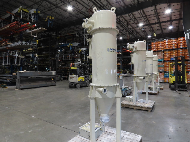 Nucon 60 Gallon Cyclone Dust Collector Baghouse Receiver Blowoff 36" Filters