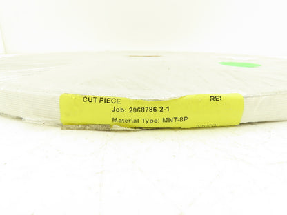 Habasit MNT-8P-16 Flat Conveyor Belt 16mm x 331' White Fabric Machine Tape