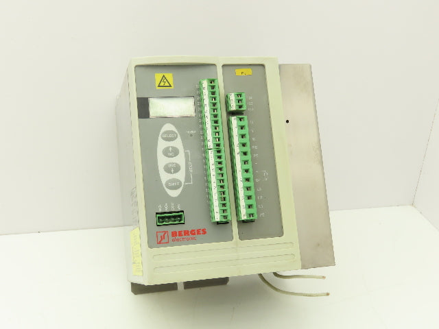 Berges ACM1K40022H Variable Frequency Drive 460VAC 3PH In 0-650Hz 5.2A 2.2kW Out