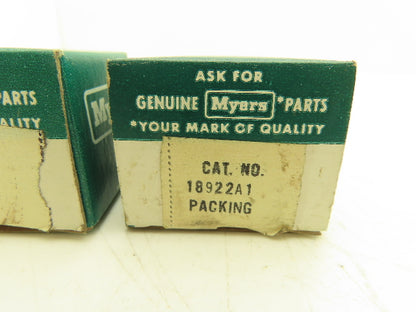 Myers 18922A1 Hydraulic Seals V-Ring Packing 3/4" ID 1-1/4" OD  5pc  Lot of 2