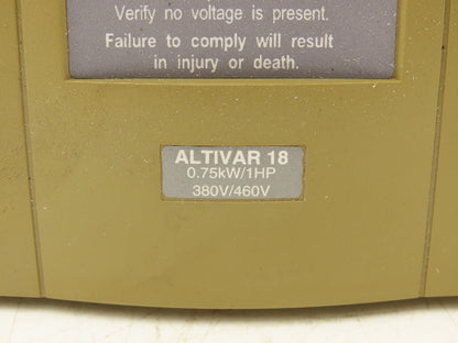Square D Telemecanique ATV18U18N4 Variable AC Drive VFD 1Hp 460V 3PH Lot of 6