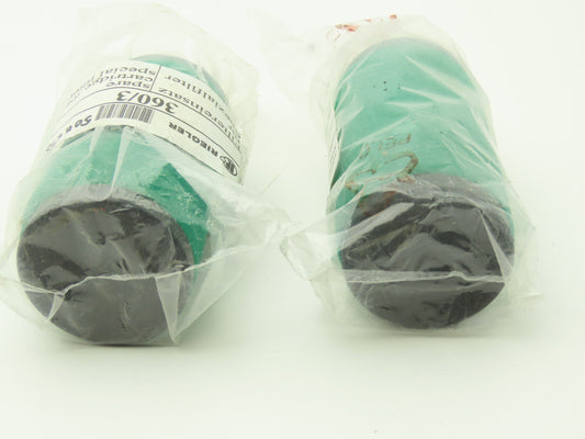 Riegler 360/3 Compressed Air Filter Element 1/2" Green  Lot of 2