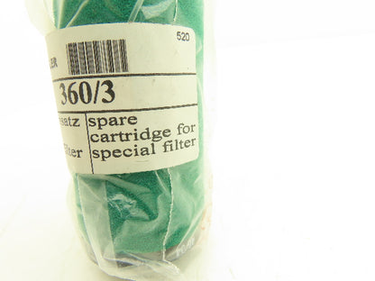 Riegler 360/3 Compressed Air Filter Element 1/2" Green  Lot of 2