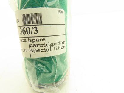 Riegler 360/3 Compressed Air Filter Element 1/2" Green  Lot of 2