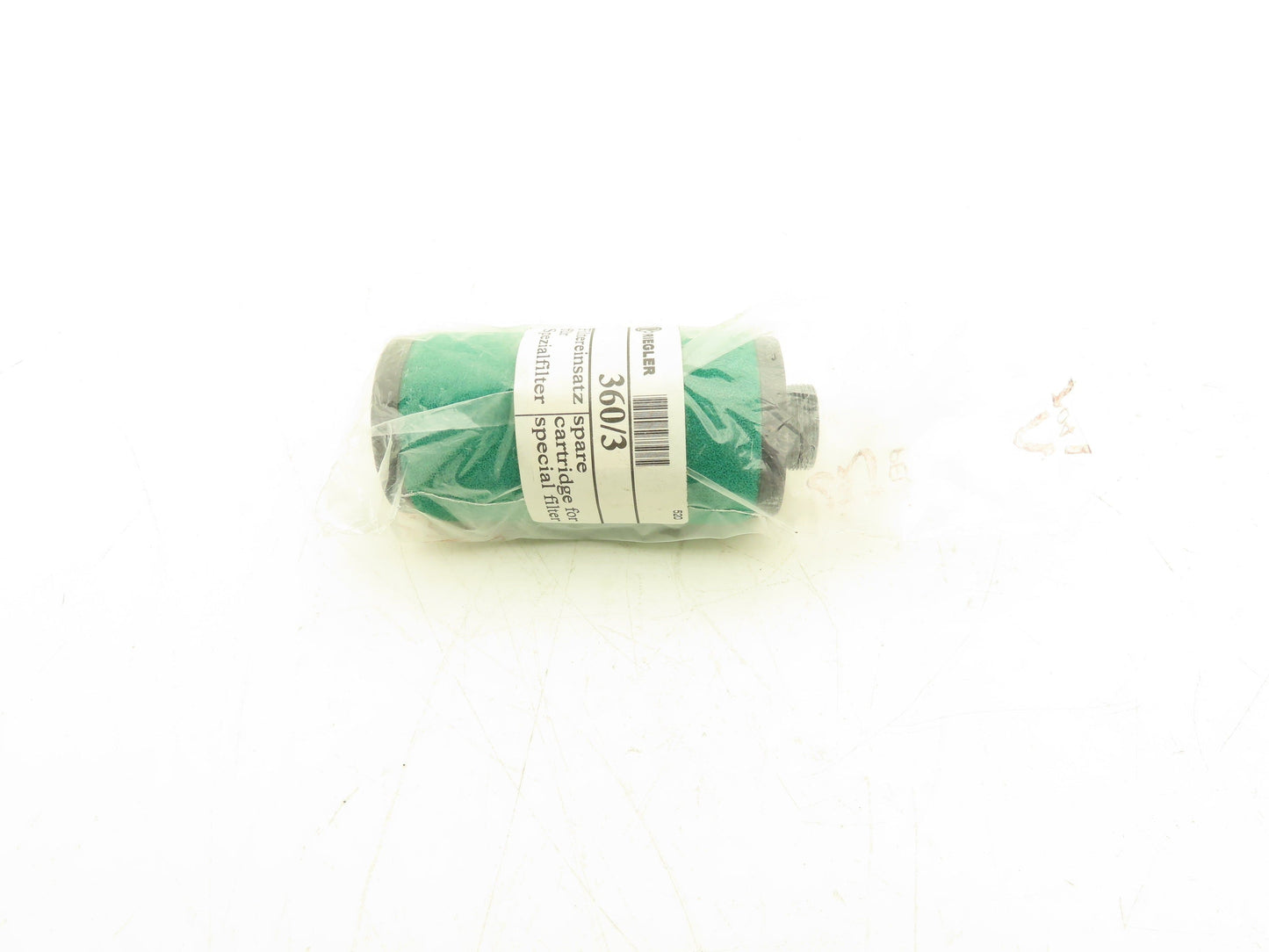 Riegler 360/3 Compressed Air Filter Element 1/2" Green  Lot of 2