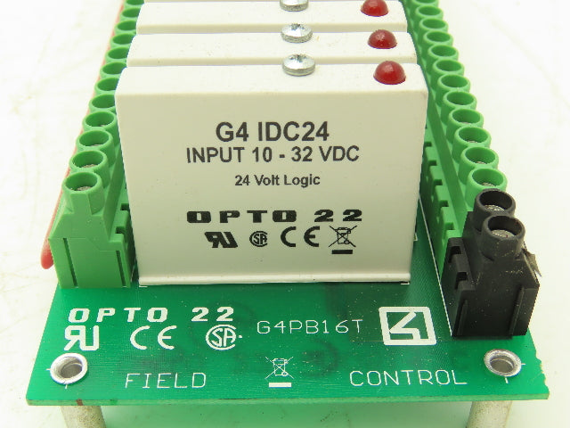 Opto 22 G4PB16T I/O Module Rack Fuse Terminal Strip 16-Channel Control Board