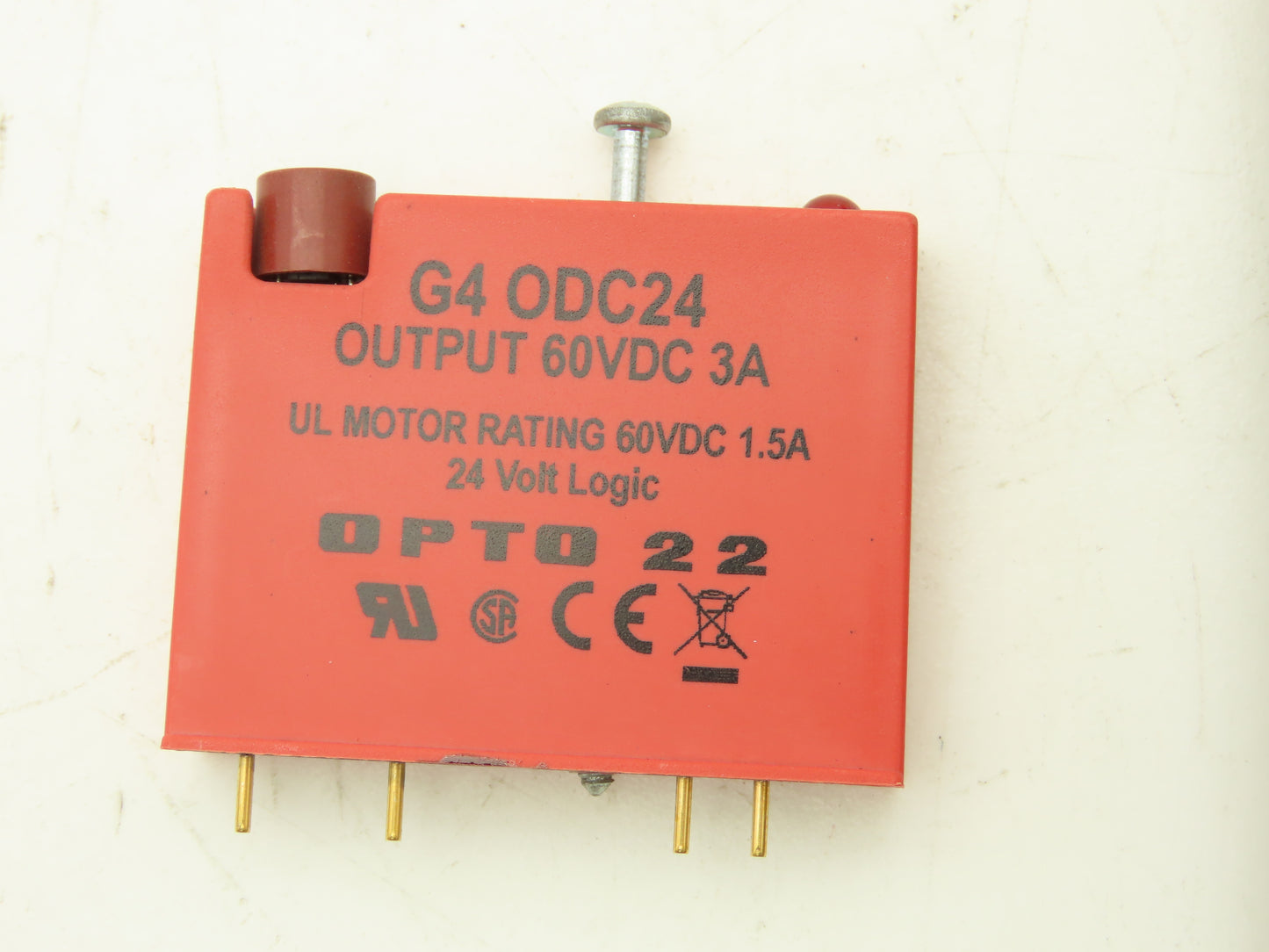 Opto 22 G4PB16T I/O Module Rack Fuse Terminal Strip 16-Channel Control Board