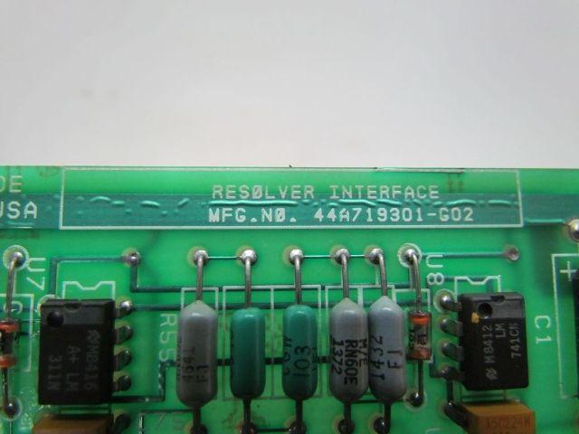 GE General Electric 44A719301-G02 Resolver Interface Board Card