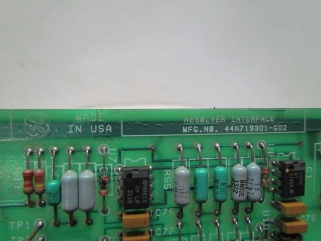 GE General Electric 44A719301-G02 Resolver Interface Board Card