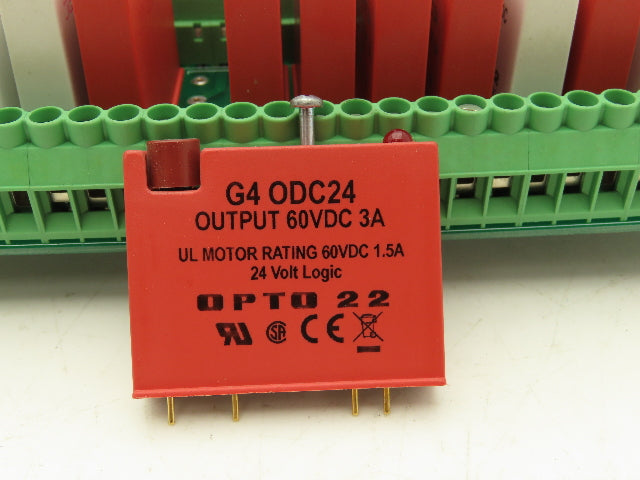 Opto 22 G4PB16T I/O Module Rack Fuse Terminal Strip 16-Channel Control Board