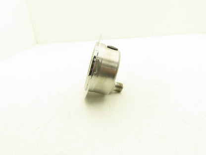 NoShok 40-510-1000 4" Stainless Pressure Gauge 1000 PSI Oil Filled 1/2" NPT