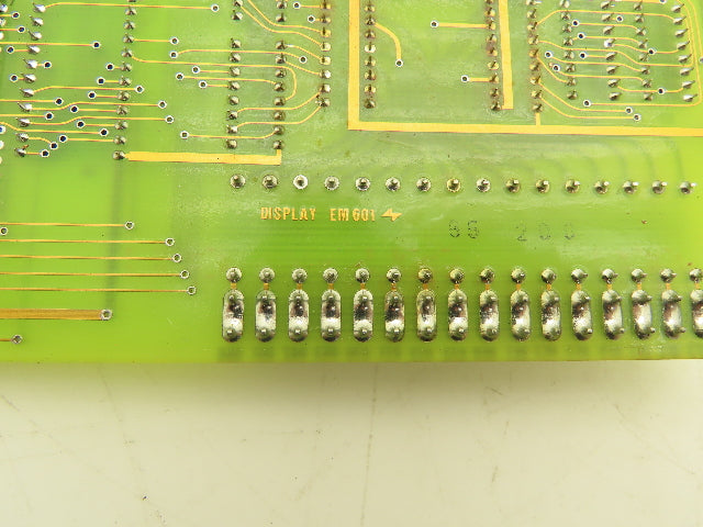 Max Datwyler EM 601 Print Display Operator Panel Board Keypad -Missing 1 key-