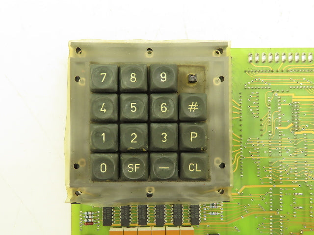 Max Datwyler EM 601 Print Display Operator Panel Board Keypad -Missing 1 key-