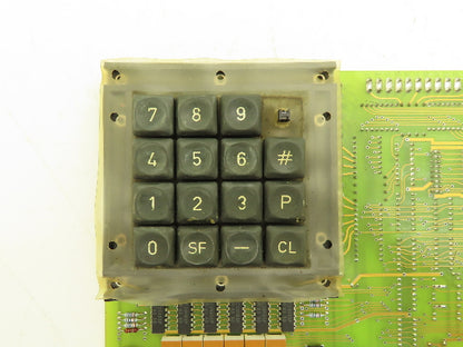 Max Datwyler EM 601 Print Display Operator Panel Board Keypad -Missing 1 key-