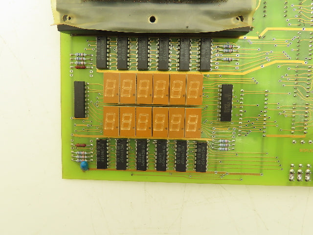 Max Datwyler EM 601 Print Display Operator Panel Board Keypad -Missing 1 key-