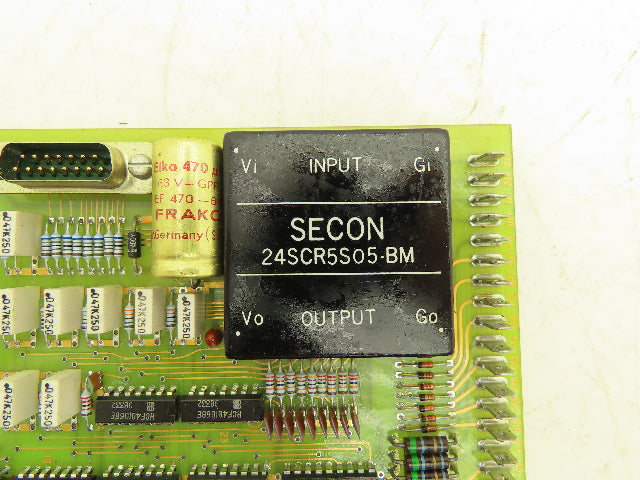 Max Datwyler EM 601 Print Display Operator Panel Board Keypad -Missing 1 key-