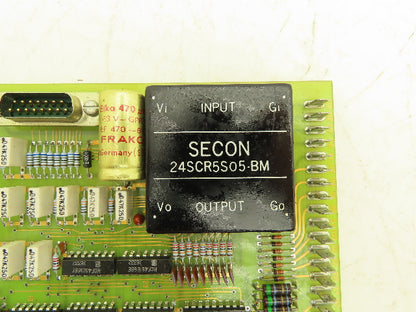 Max Datwyler EM 601 Print Display Operator Panel Board Keypad -Missing 1 key-