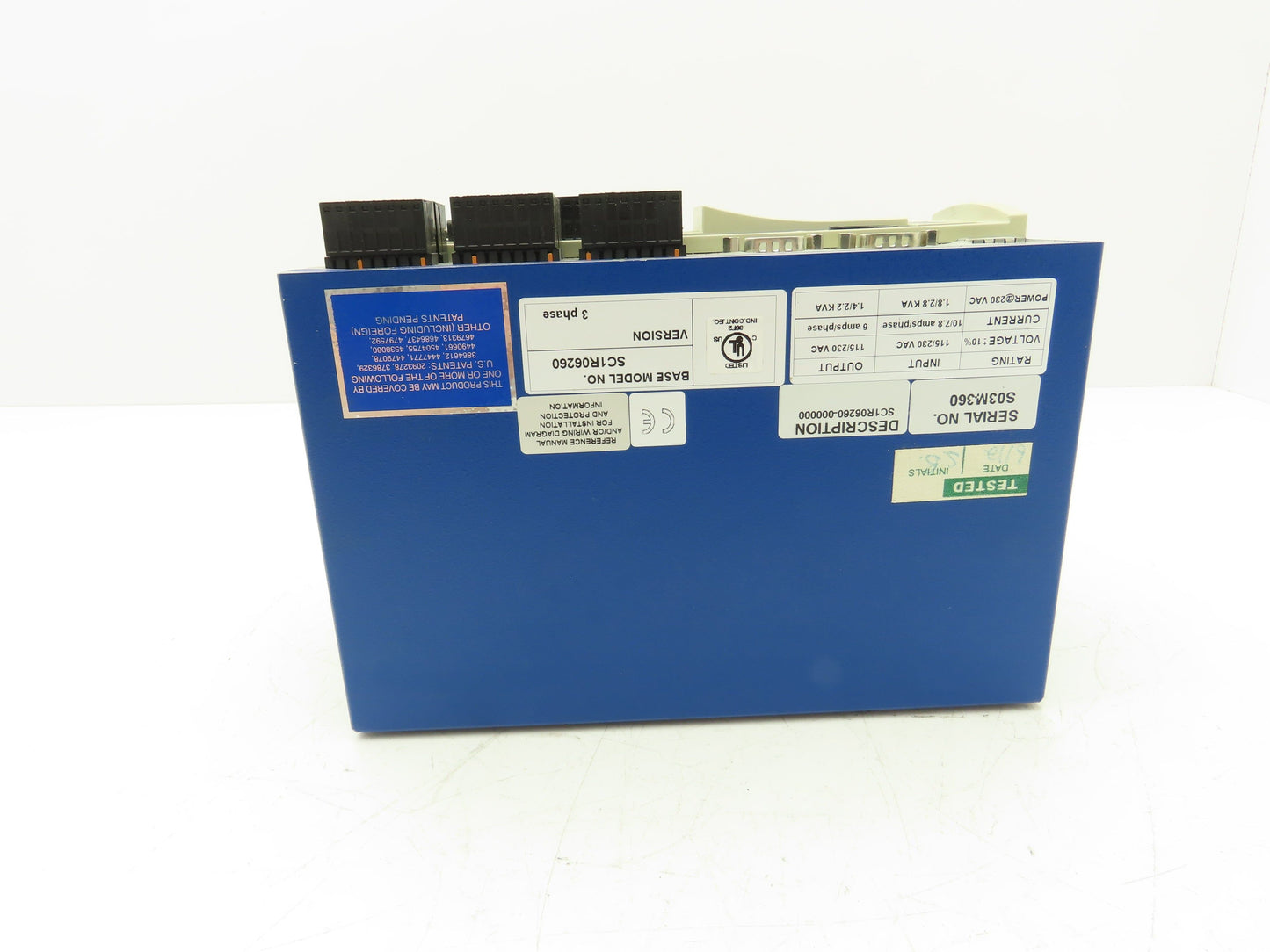 Kollmorgen SC1R06260 ServoStar SC AC Servo Motor Drive 115/230VAC 1/3PH 2.2kVA