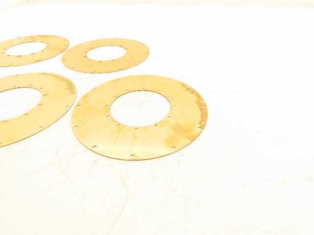Bronze Valve Diaphragm Plate 7-1/8" OD x 3-1/4" ID  Lot of 5