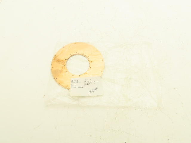 Bronze Valve Diaphragm Plate 7-1/8" OD x 3-1/4" ID  Lot of 5