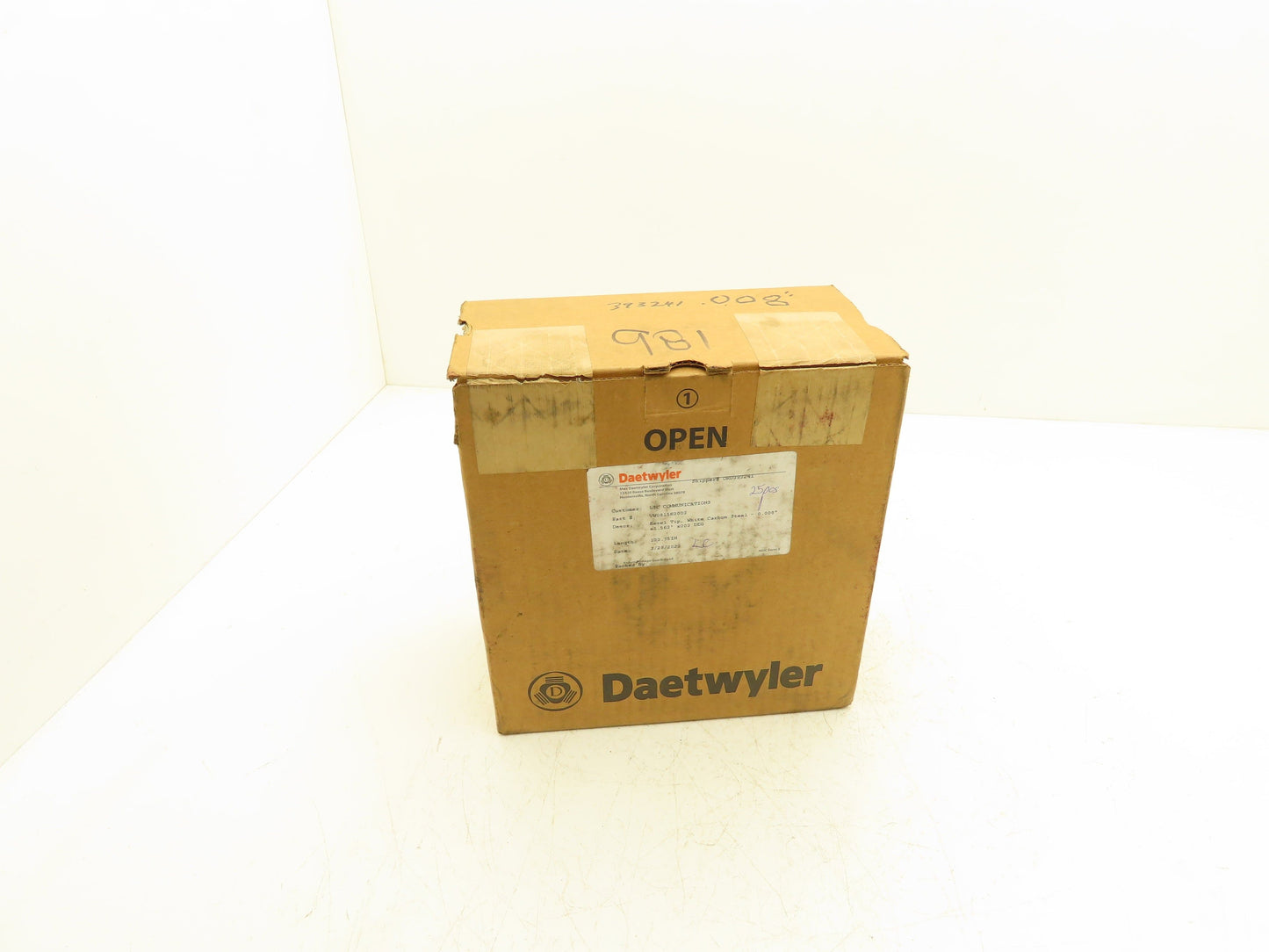 Daetwyler MDC Doctor Blade .008" x 1.563"W x 133.75"L Carbon Steel Bevel Tip