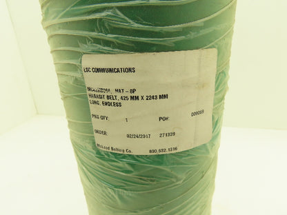 Habasit HAT-8P Material Handling Conveyor Belt Green Rubber 425x2243mm Endless