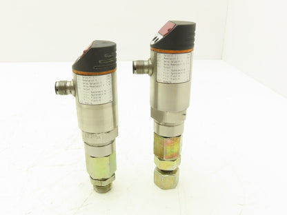 IFM Efector PN3021 Electronic Pressure Sensor Monitor 1/4" NPT 250bar Lot of 2