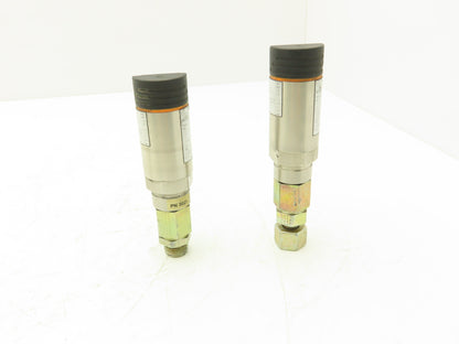 IFM Efector PN3021 Electronic Pressure Sensor Monitor 1/4" NPT 250bar Lot of 2