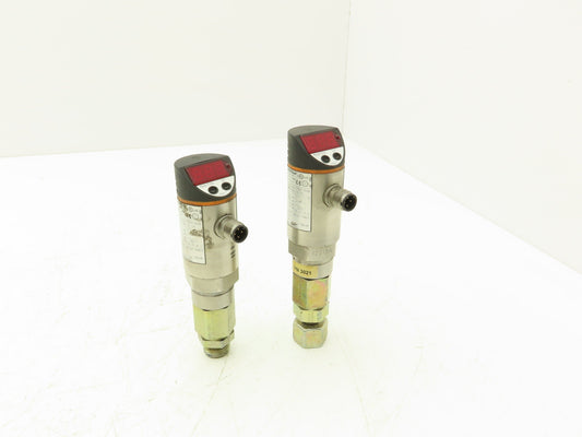 IFM Efector PN3021 Electronic Pressure Sensor Monitor 1/4" NPT 250bar Lot of 2