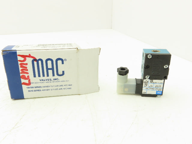 MAC 45A-AC1-DDAJ-1KD Pneumatic Valve 4/2 24VDC Vacuum to 120 PSI