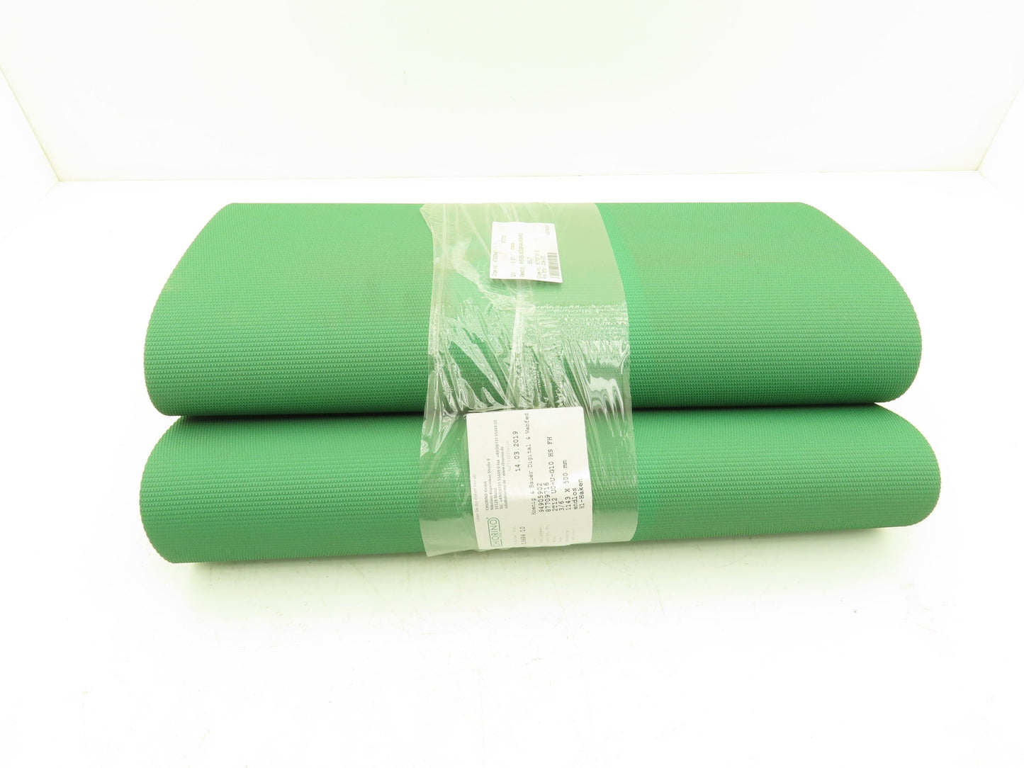 Chiorino 2T12 U0-U-G10 Conveyor Belt Green 500x1143mm V-Belt Guide  Lot of 3