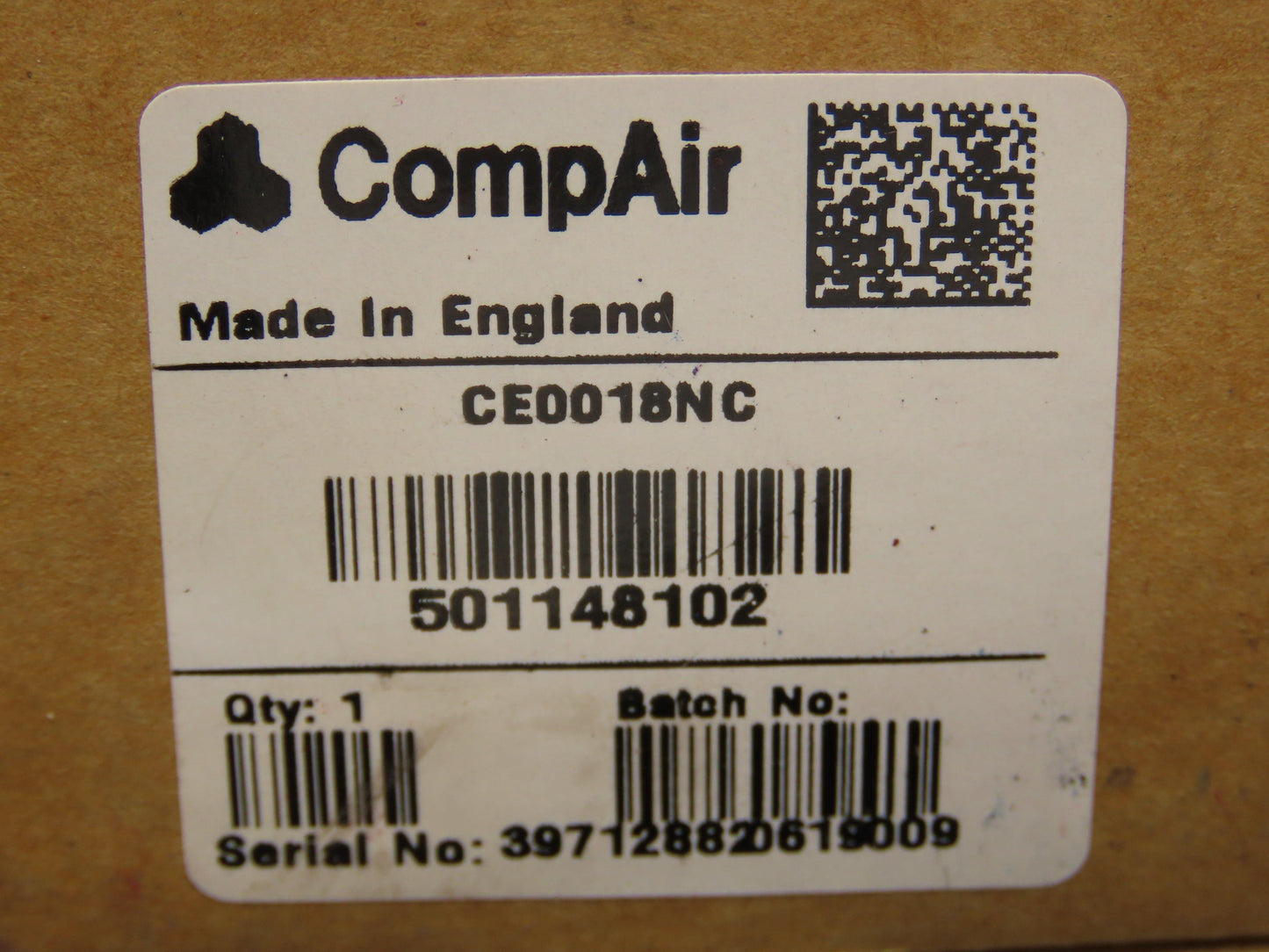 CompAir CE0018NC Replacement Filter Element 0.01 Micron 0.01 PPM Oil Removal