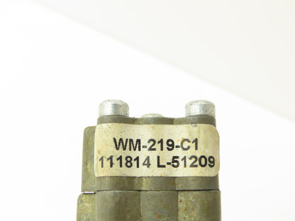 WM-219-C1 Manual Pneumatic Valve 3-Way 1/4" 10-32 NPT Lot of 4