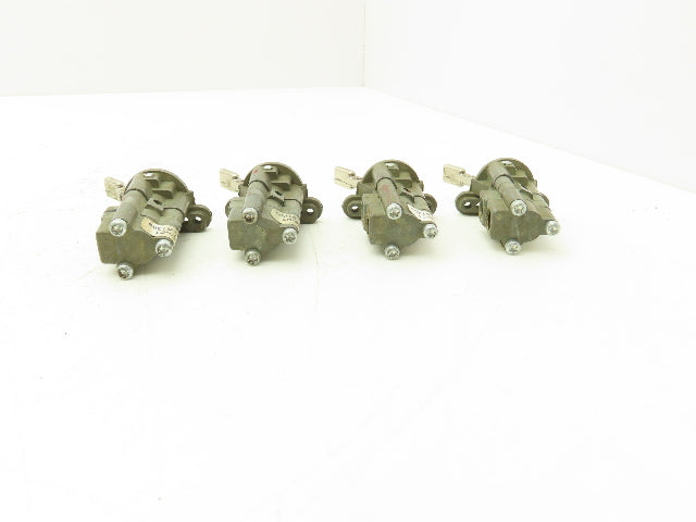 WM-219-C1 Manual Pneumatic Valve 3-Way 1/4" 10-32 NPT Lot of 4