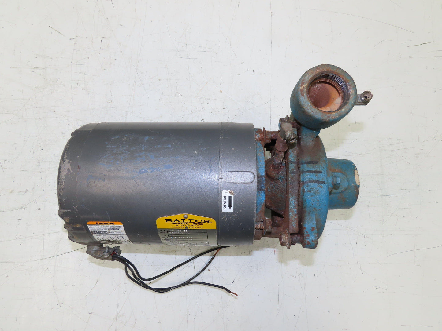 Scot Cast Iron Centrifugal Pump 1.5"x 1.25" NPT 2Hp 3450 RPM 230/460V 3PH 56CZ
