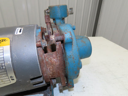 Scot Cast Iron Centrifugal Pump 1.5"x 1.25" NPT 2Hp 3450 RPM 230/460V 3PH 56CZ