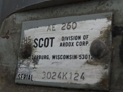Scot AE 260 Cast Centrifugal Pump 1.5"x 1.25" NPT 2Hp 3450 RPM 230/460V 3PH 56J