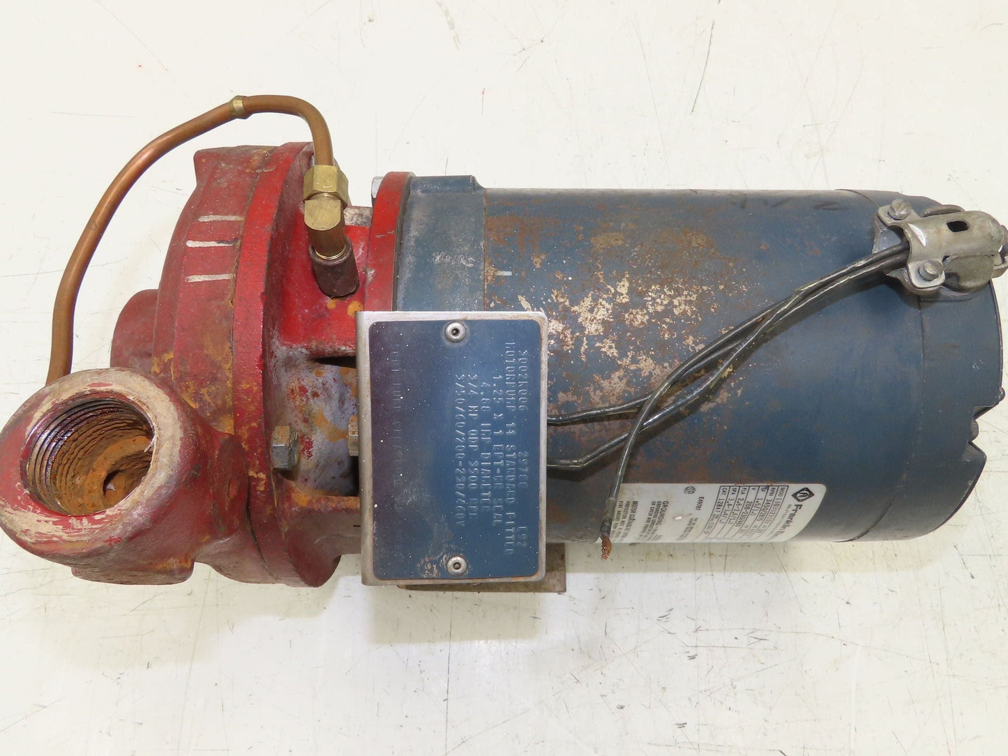 Scot 11 Cast Iron Centrifugal Pump 1.25"x 1" NPT 3/4Hp 3450 RPM 230/460V 3PH 56J