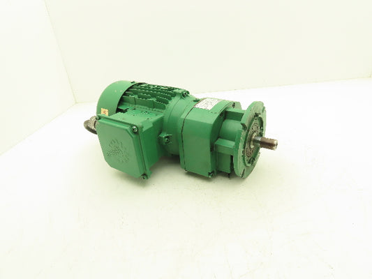 Nord SK 172.1F-80S/4 Inline Gearmotor 7.83:1 Reducer 218 RPM .75Hp 230/460V 3PH