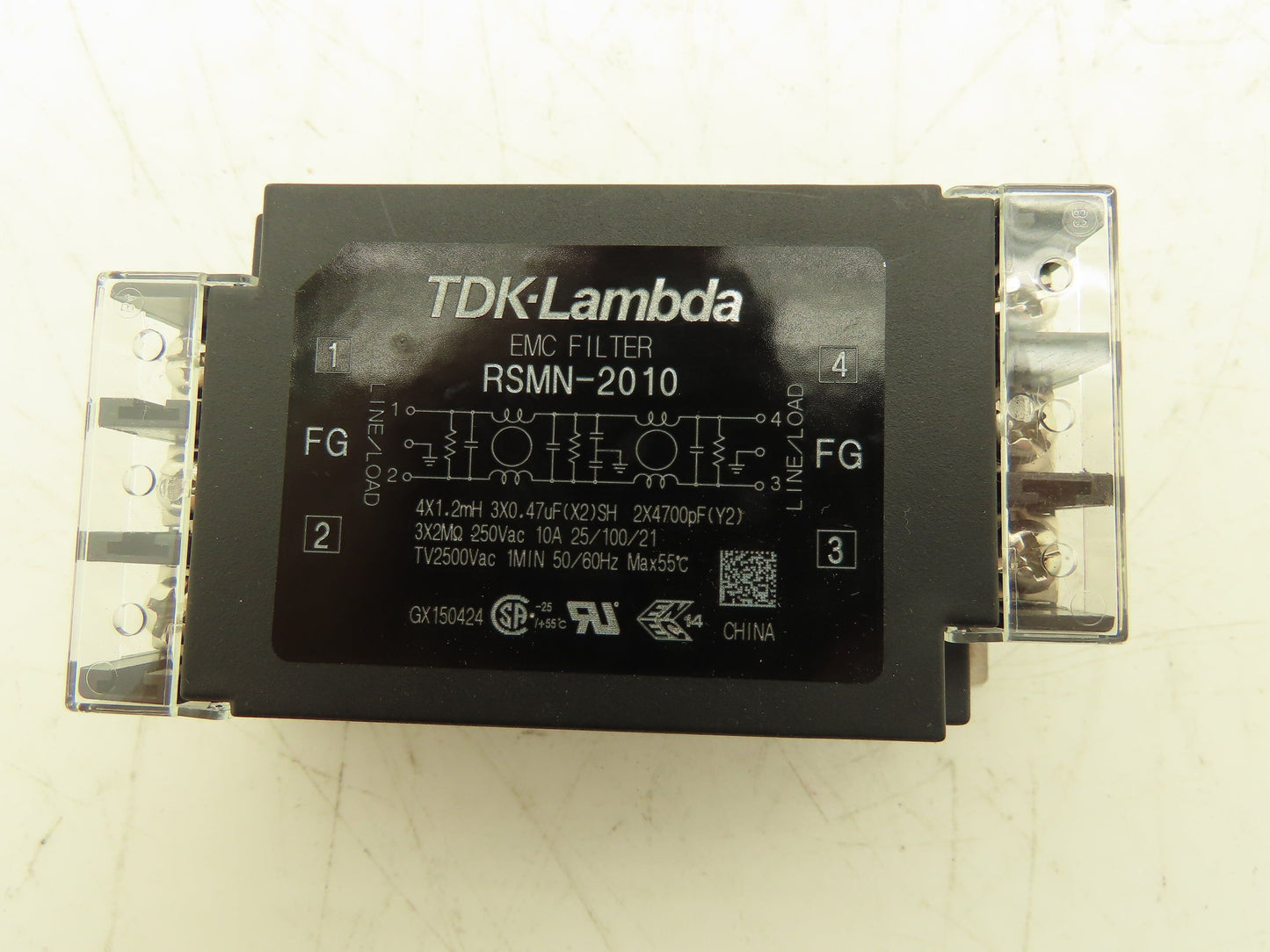 TDK-Lambda RSMN-2010 EMC Filter 250VAC 10A 1Min
