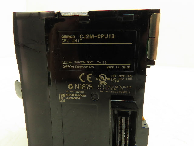 Omron SYSMAC CJ1M-CPU13 CPU Processor Programmable Controller Ver 2.0