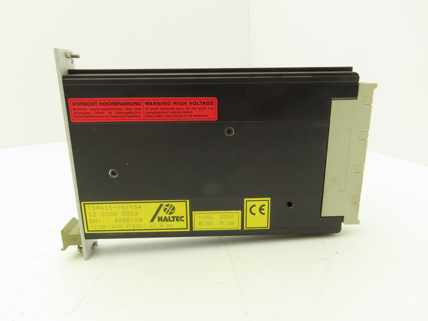 Intermas TRS435-15/15A Haltec Slot Rack Power Supply PLC HELL Engraving Gravure