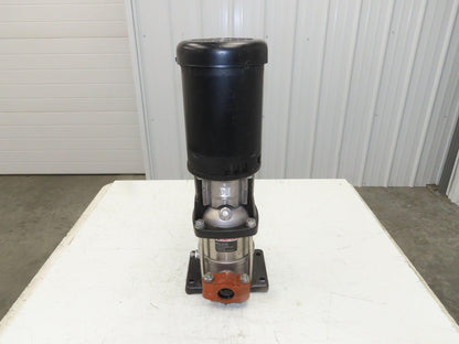 Grundfos CRN3-6 A-P-G-E-HQQE Vertical Centrifugal Pump 1.25" 15 GPM 1Hp 460V 3PH