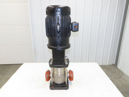 Grundfos CRN10-03 A-P-G-E-HQQE Vertical Centrifugal Pump 2" 56 GPM 3Hp 460V 3PH
