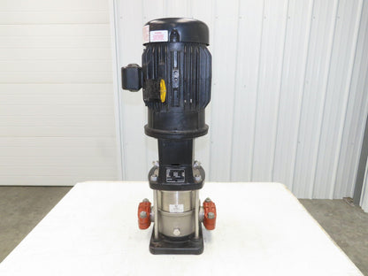 Grundfos CRN10-03 A-P-G-E-HQQE Vertical Centrifugal Pump 2" 56 GPM 3Hp 460V 3PH