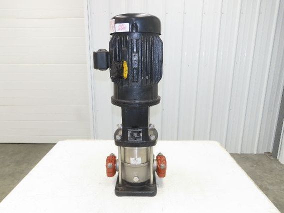 Grundfos CRN10-03 A-P-G-E-HQQE Vertical Centrifugal Pump 2" 56 GPM 3Hp 460V 3PH