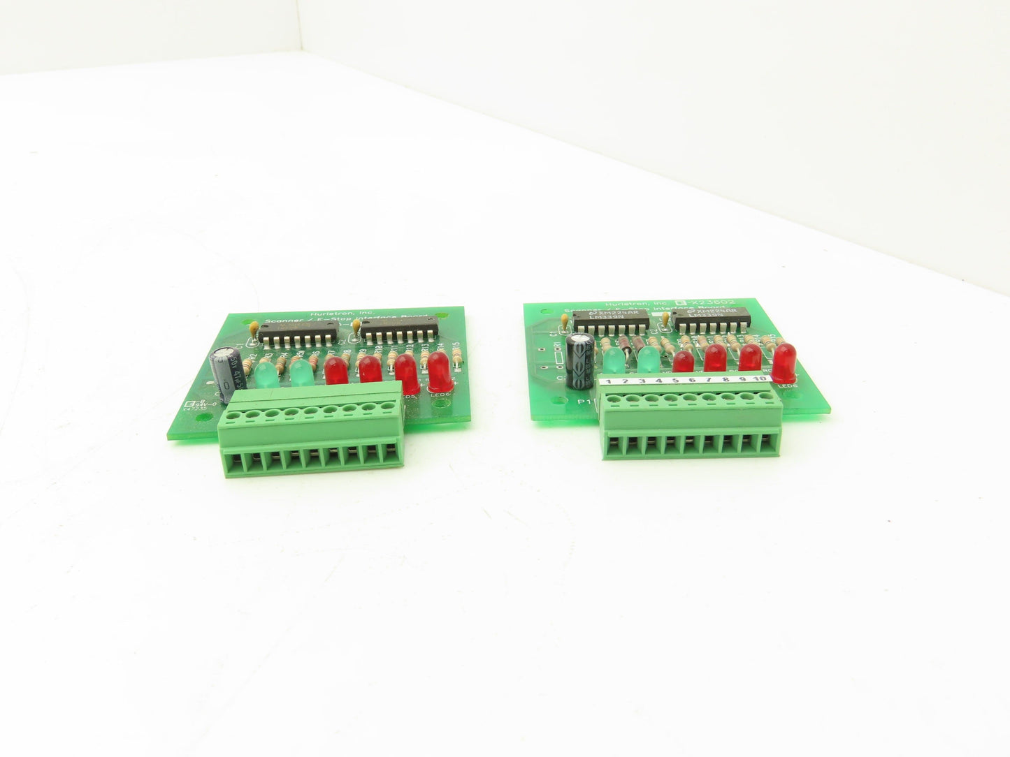 Hurletron 296405 Rev. 0 Scanner / E-Stop Interface Board Lot of 2
