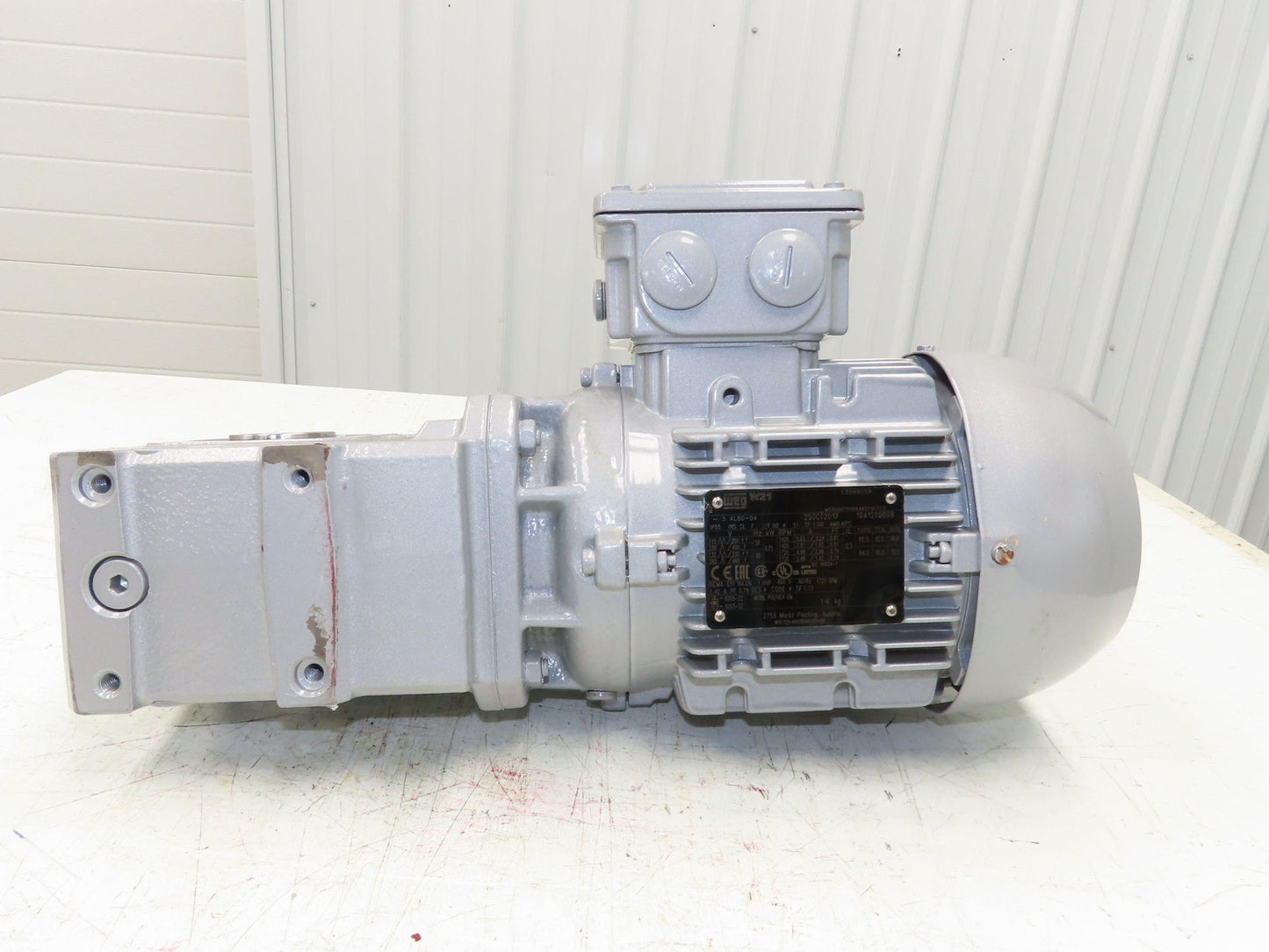 Weg W21 Gearmotor 1Hp 230/460V 3PH 5:1 Hollow Shaft Gammerler SUA 404S 3C 80-04F