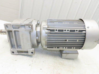 KEB G22A DL90L4 TS Inline Gearmotor 7.5:1 Reducer 187 RPM 1.5kw 230/400V 50hz
